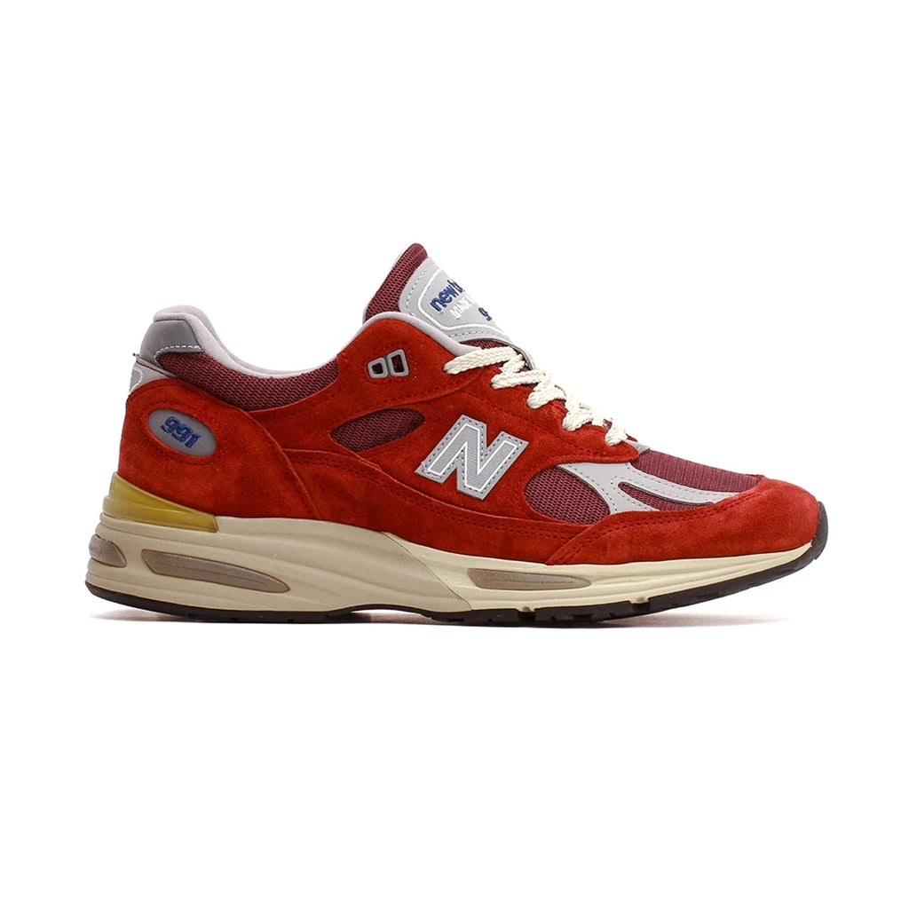 NEW BALANCE U991RS2 KARANDA RED UNISEX MADE IN UK ENGLAND 991V2