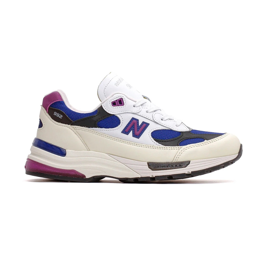 NEW BALANCE U99278L WHITE ROYAL PURPLE FUSCHSIA UNISEX MADE IN USA 992 U992