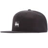 STUSSY STOCK RUBBER PATCH CAP BLACK 131786
