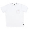 NEW BALANCE SHOE PATCH POCKET TEE WHITE MEN 0931-WT