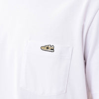 NEW BALANCE SHOE PATCH POCKET TEE WHITE MEN 0931-WT