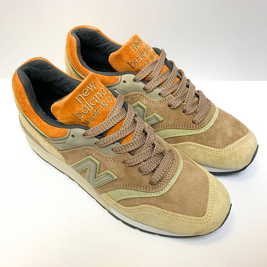 NEW BALANCE M997NAJ BROWN ORANGE MEN MADE IN USA