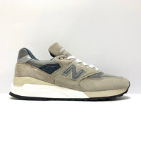 NEW BALANCE M998BLA GREY WHITE MEN MADE IN USA