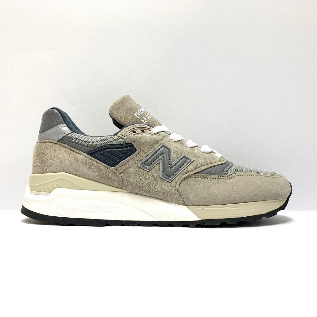 NEW BALANCE M998BLA GREY WHITE MEN MADE IN USA
