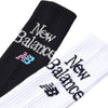 NEW BALANCE LIFESTYLE SOCKS REGULAR LENGTH 2 PAIRS WHITE and BLACK